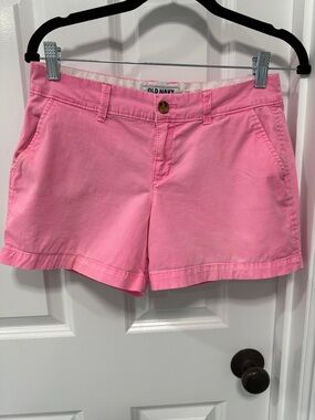 Old Navy Bright Pink Chino Shorts